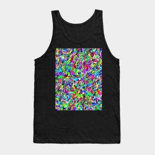 Colourful shards of glass abstract Tank Top